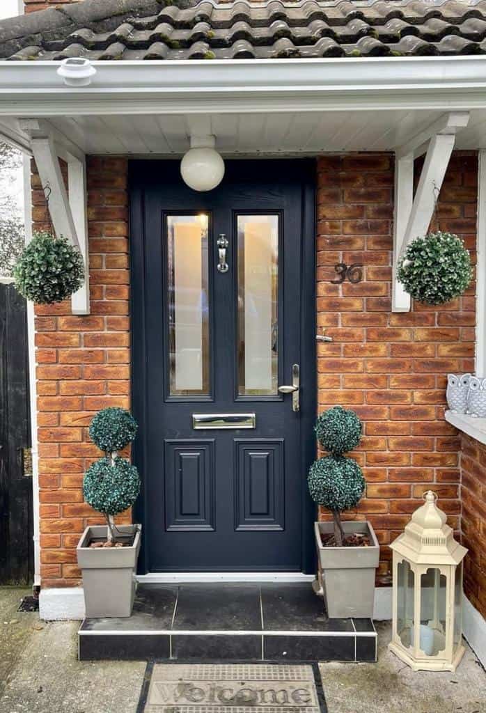 Palladio Composite Doors 5 Anthracite Grey Palermo Palladio